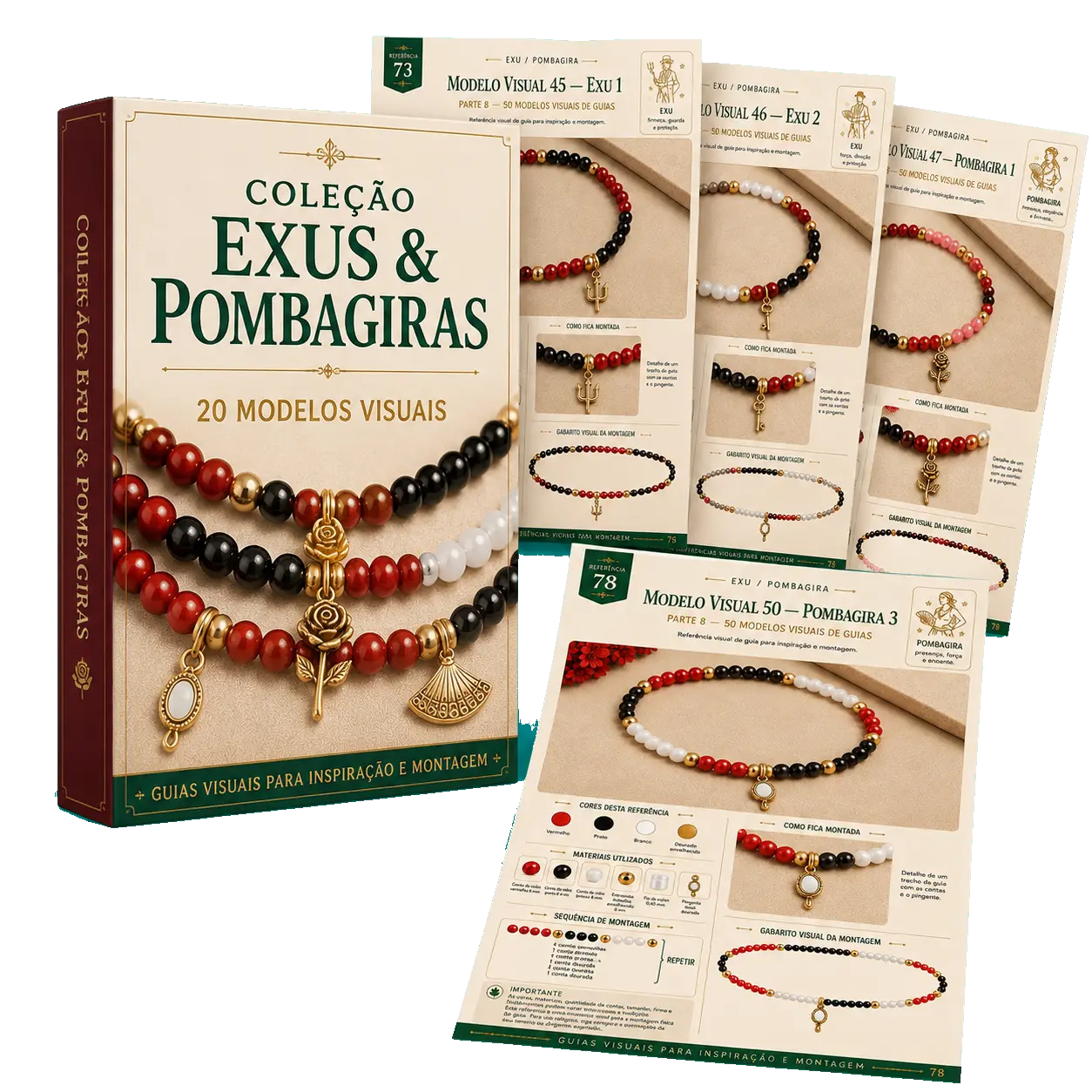 Mockup da Coleção Exus & Pombagiras